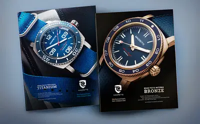 Dual Magrette Print Ads in Oracle Time magazine